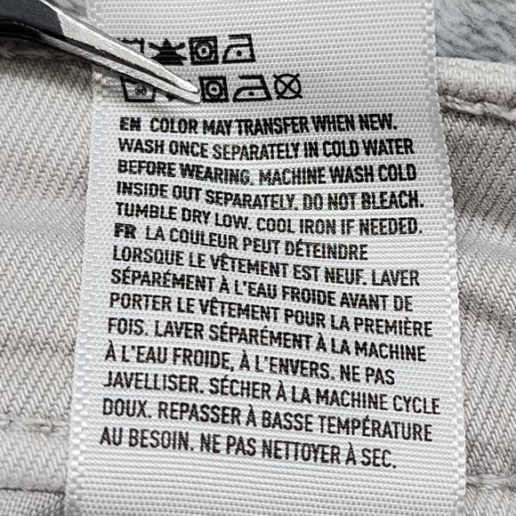 American Eagle Jeans Womens 6 SHORT Beige Distressed Stretch High Rise Jegging - Picture 9 of 15